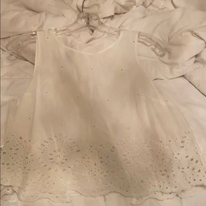 Adorable white  tank